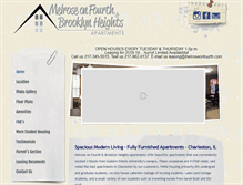 Tablet Screenshot of melroseonfourth.com